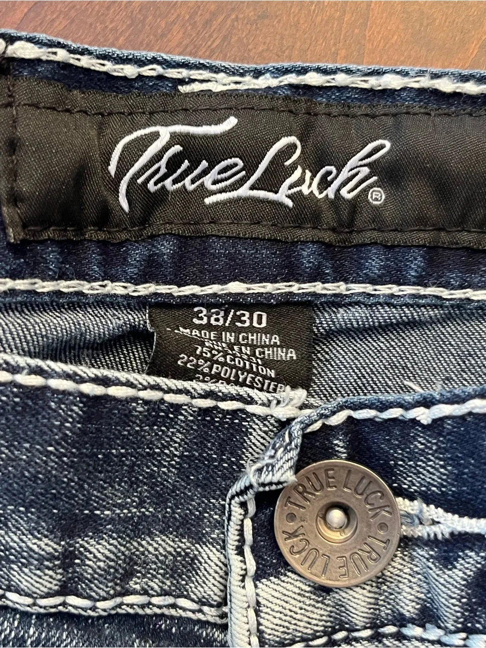 True Luck Light Wash Jeans - Light Blue Denim